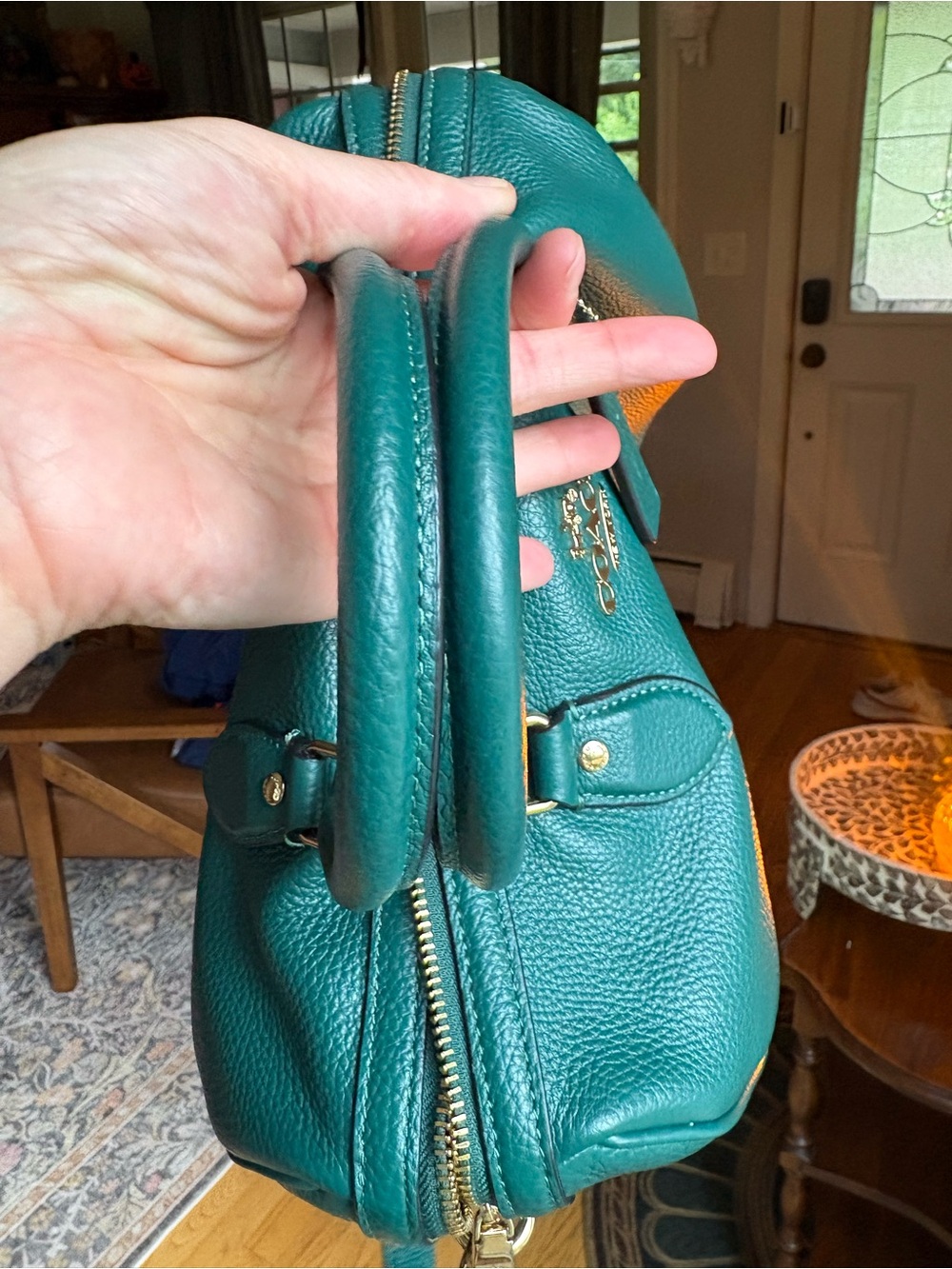 COACH Rowan Emerald Green Large - Picture 11 of 15